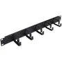 Aisens Organizador de Cables Metálico 19 pulgadas 1U Negro A141-0309